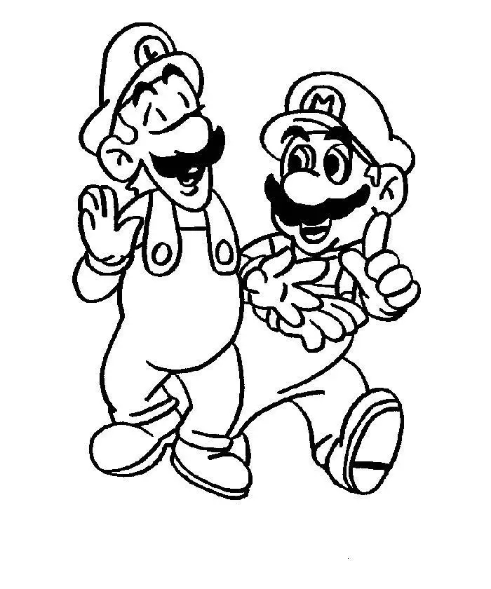 Mario Colouring Pictures 5