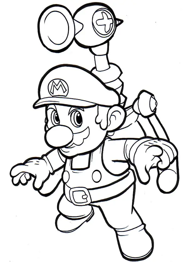 Mario Colouring Pictures 6