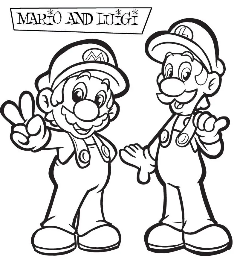 Mario Colouring Pictures 7