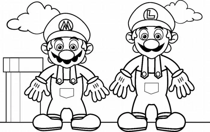 Mario Colouring Pictures 8