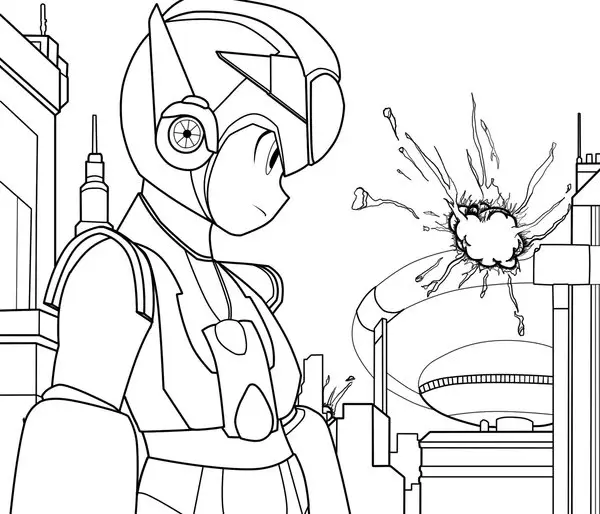 Megaman ZX Colouring Pictures 2