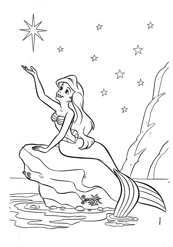 Mermaid Colouring Pictures 8