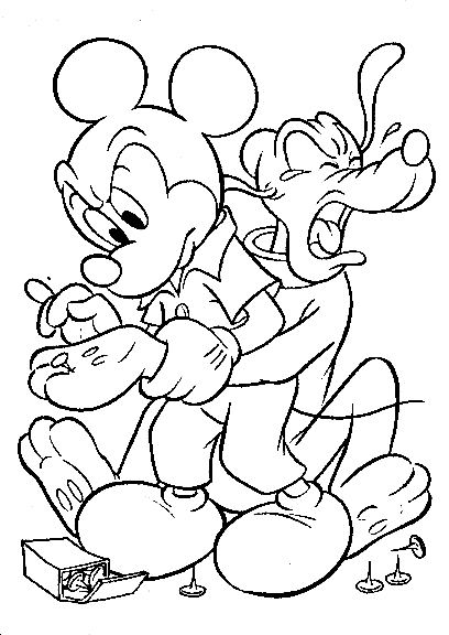 Mickey Mouse Colouring Pictures 4