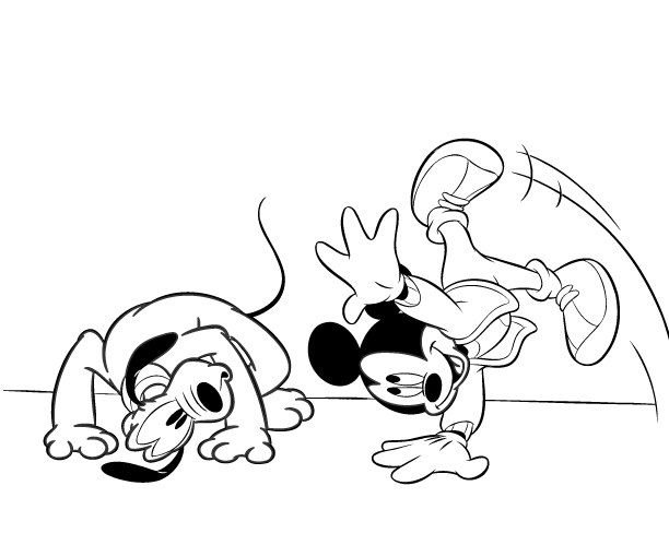 Mickey Mouse Colouring Pictures 5