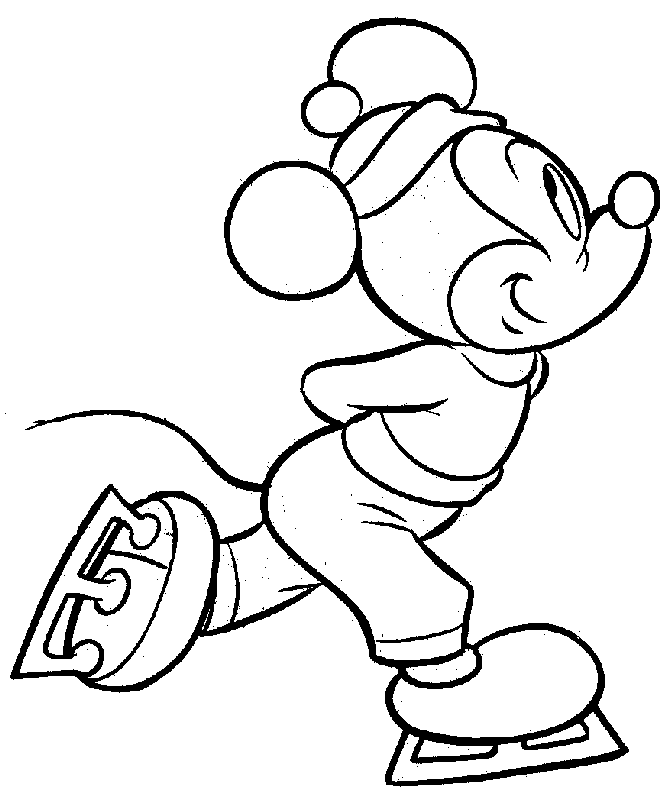Mickey Mouse Colouring Pictures 6