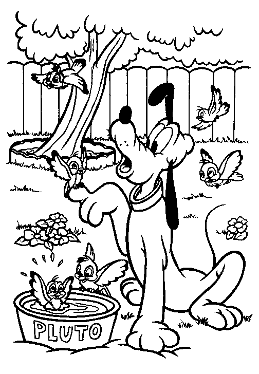 Mickey Mouse Colouring Pictures 7