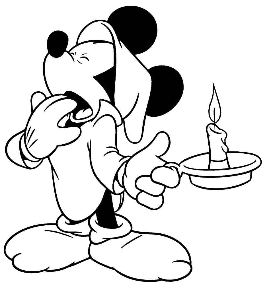 Mickey Mouse Colouring Pictures 9