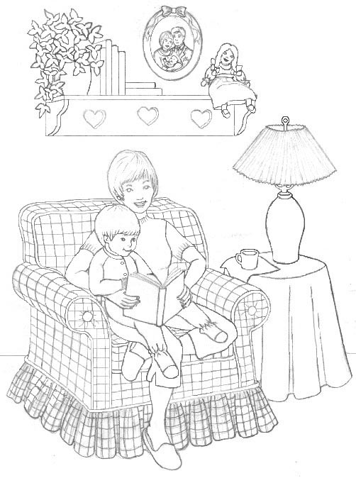 Mothers Day Colouring Pictures 10