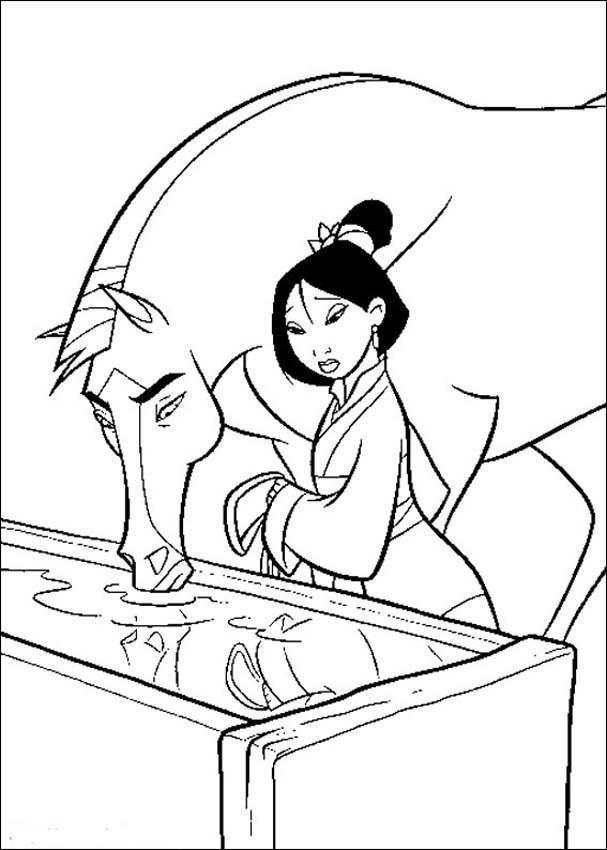 Mulan Colouring Pictures 11