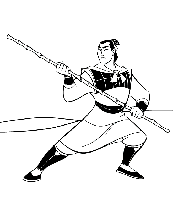 Mulan Colouring Pictures 3