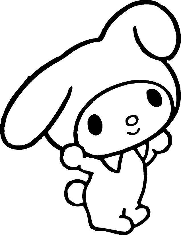 My Melody Colouring Pictures 2