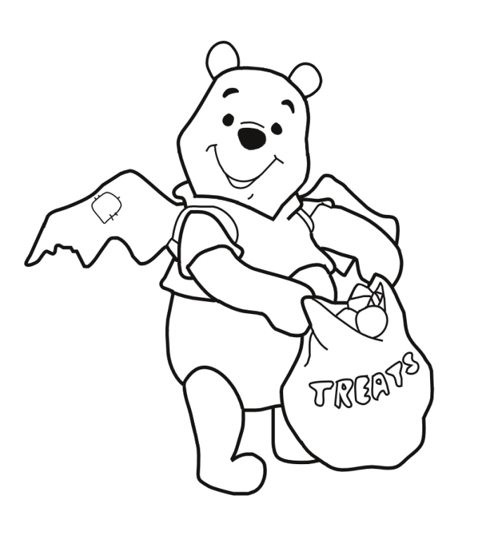 Pooh Colouring Pictures 1