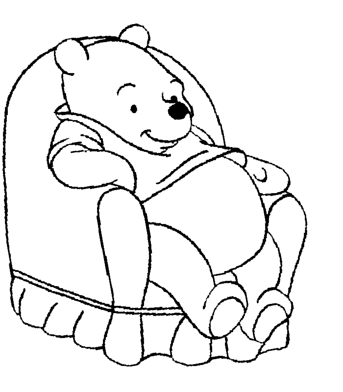 Pooh Colouring Pictures 12