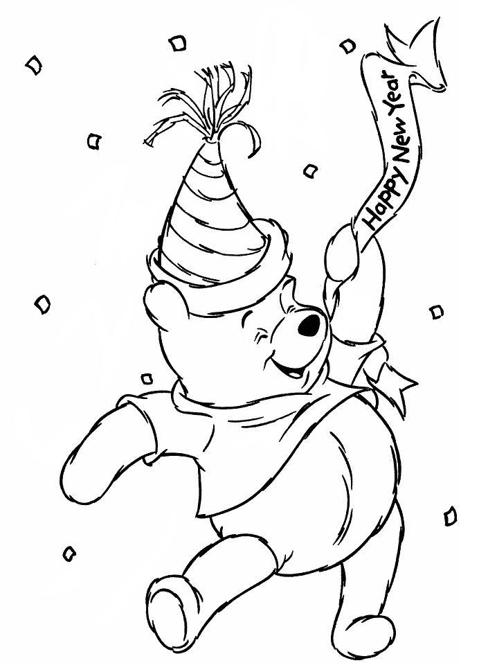 Pooh Colouring Pictures 2