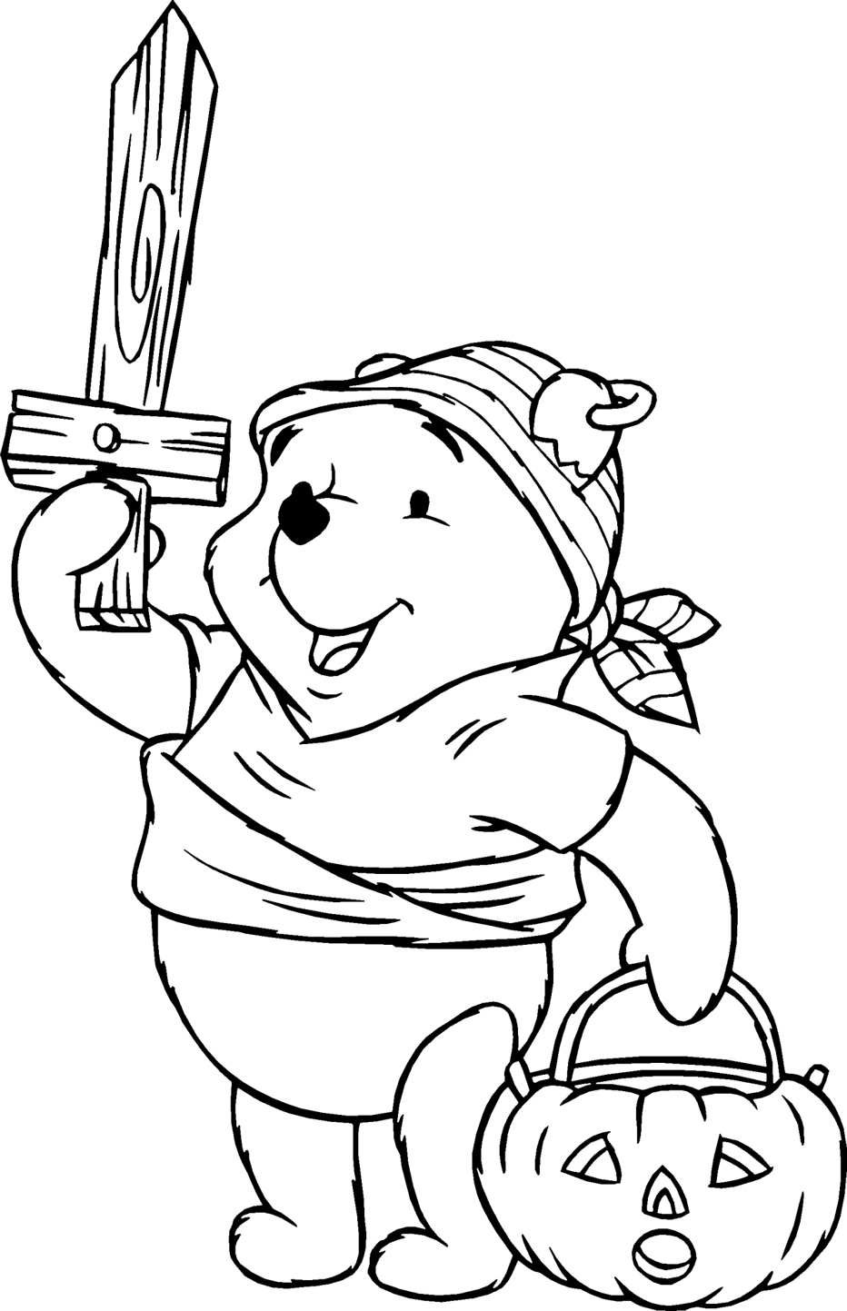 Pooh Colouring Pictures 3
