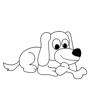 Puppy Colouring Pictures 11