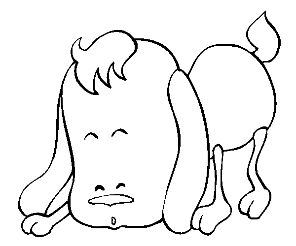Puppy Colouring Pictures 7