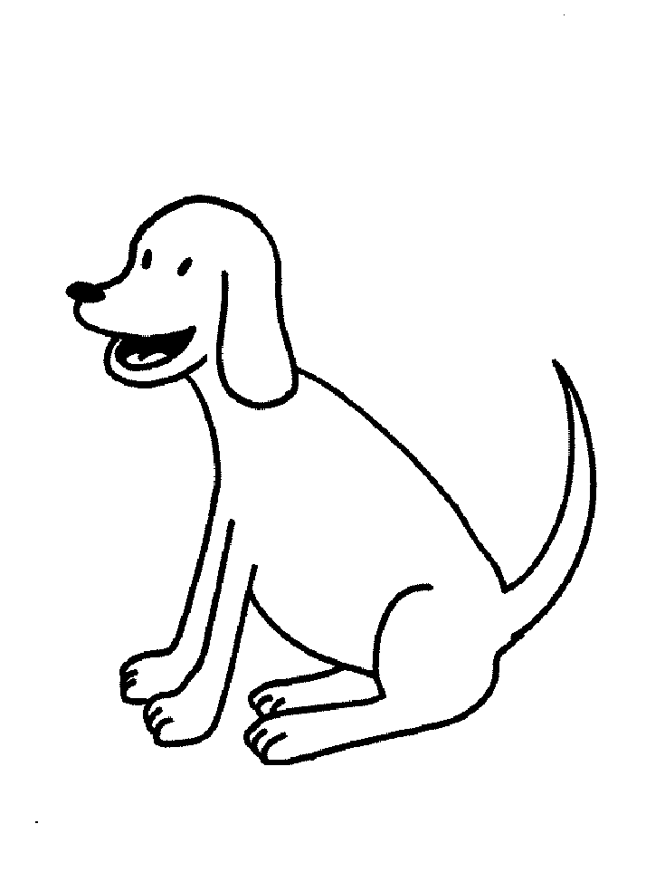 Puppy Colouring Pictures 9