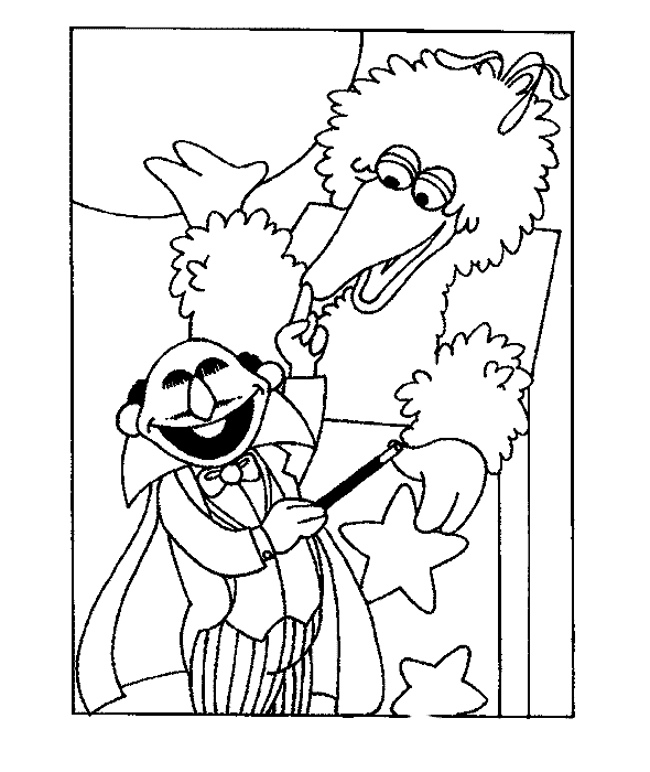 Sesame Street Colouring Pictures 11