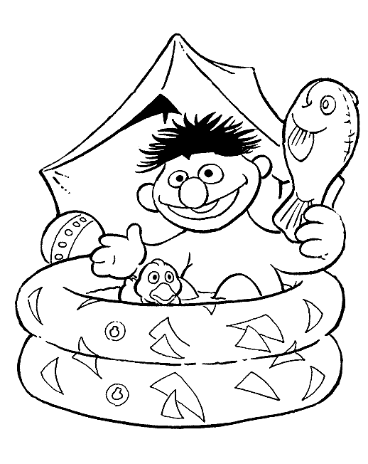 Sesame Street Colouring Pictures 5