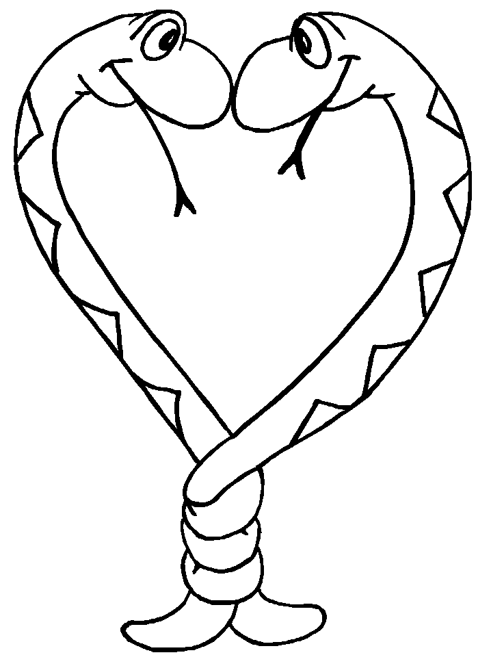 Snake Colouring Pictures 10