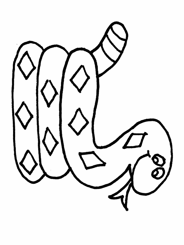 Snake Colouring Pictures 2