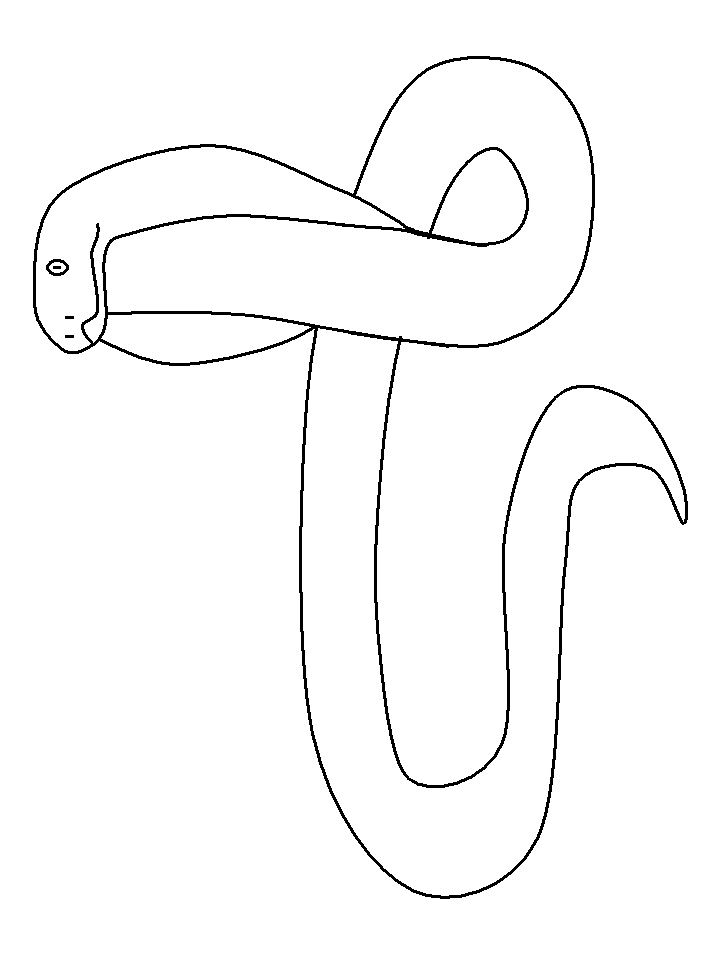Snake Colouring Pictures 3