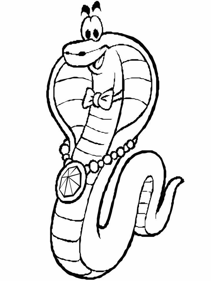 Snake Colouring Pictures 9