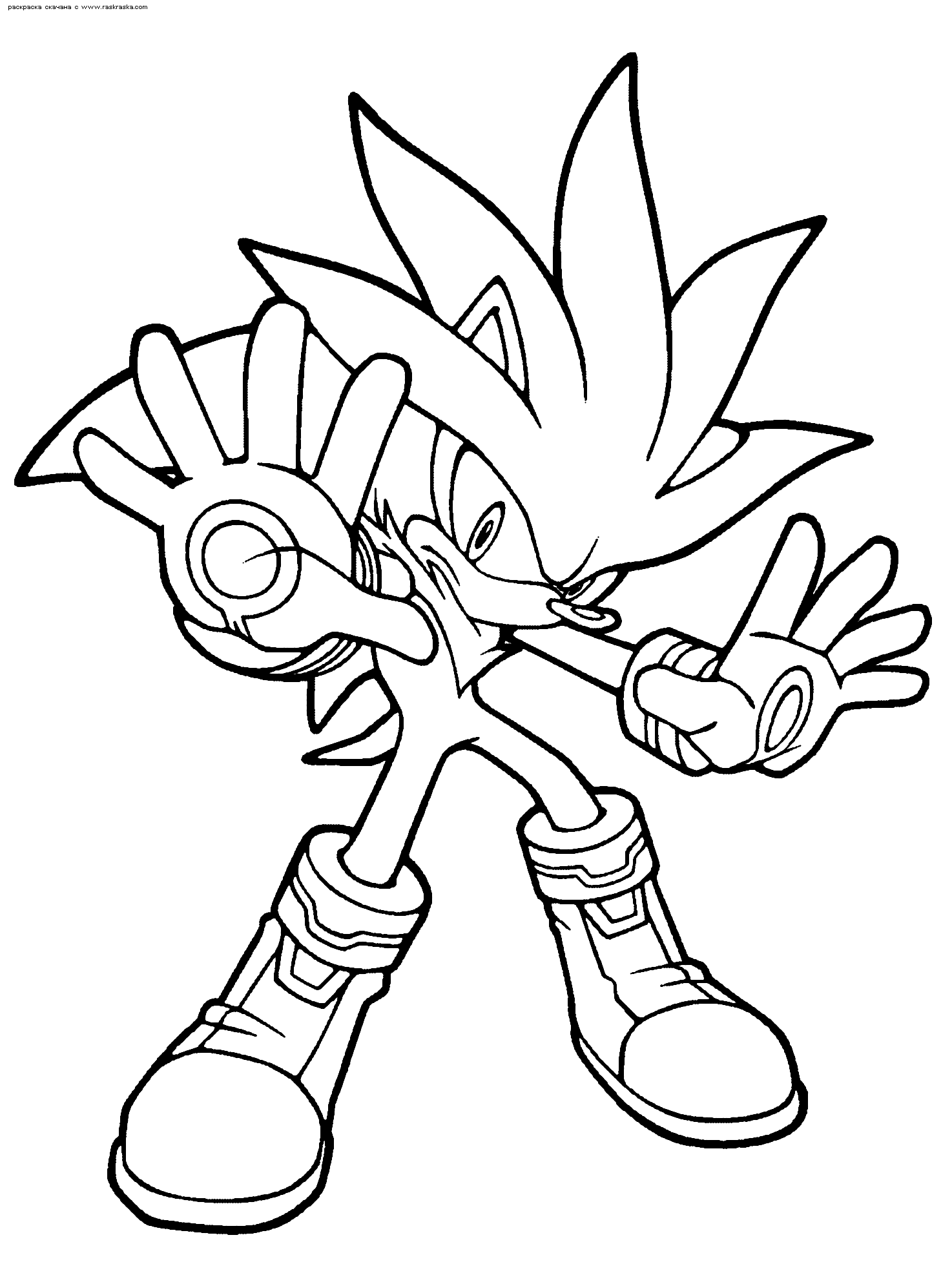 Sonic Colouring Pictures 1