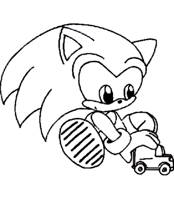 Sonic Colouring Pictures 12