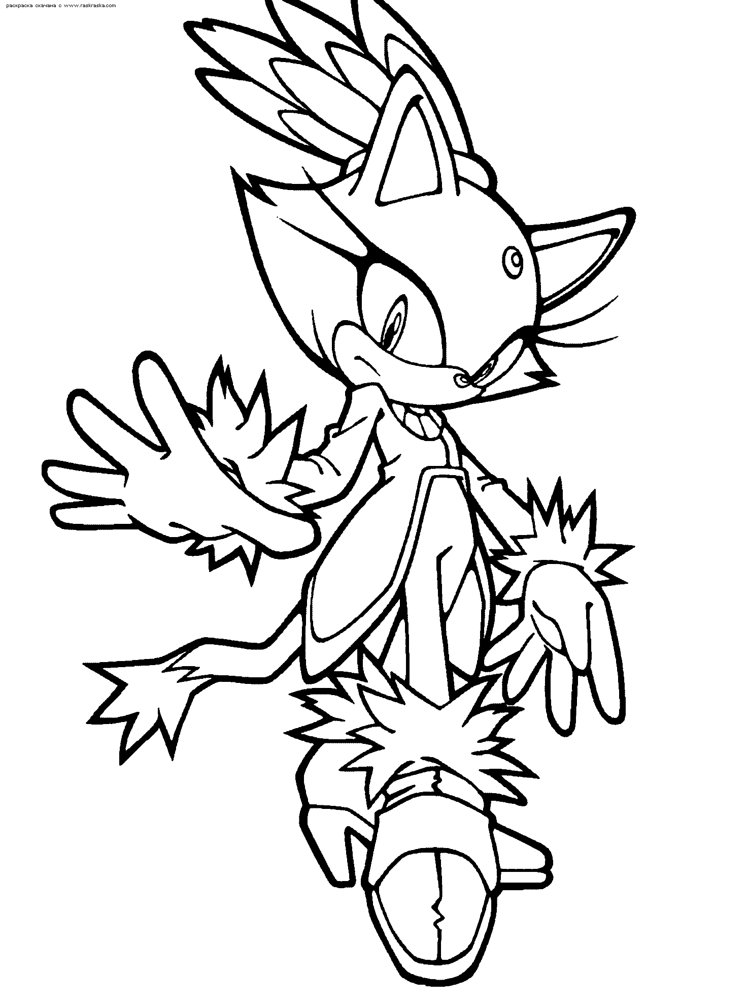 Sonic Colouring Pictures 2