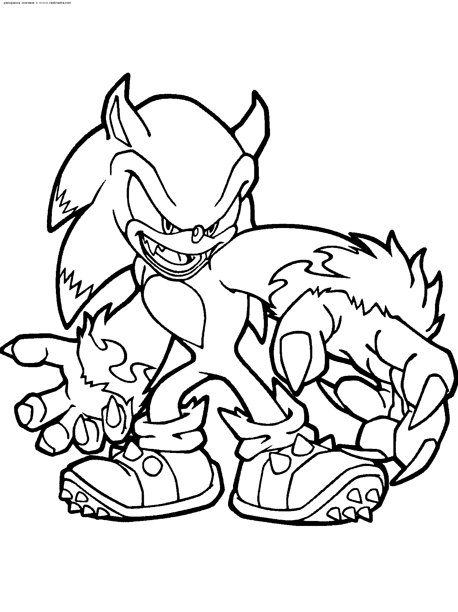 Sonic Colouring Pictures 3