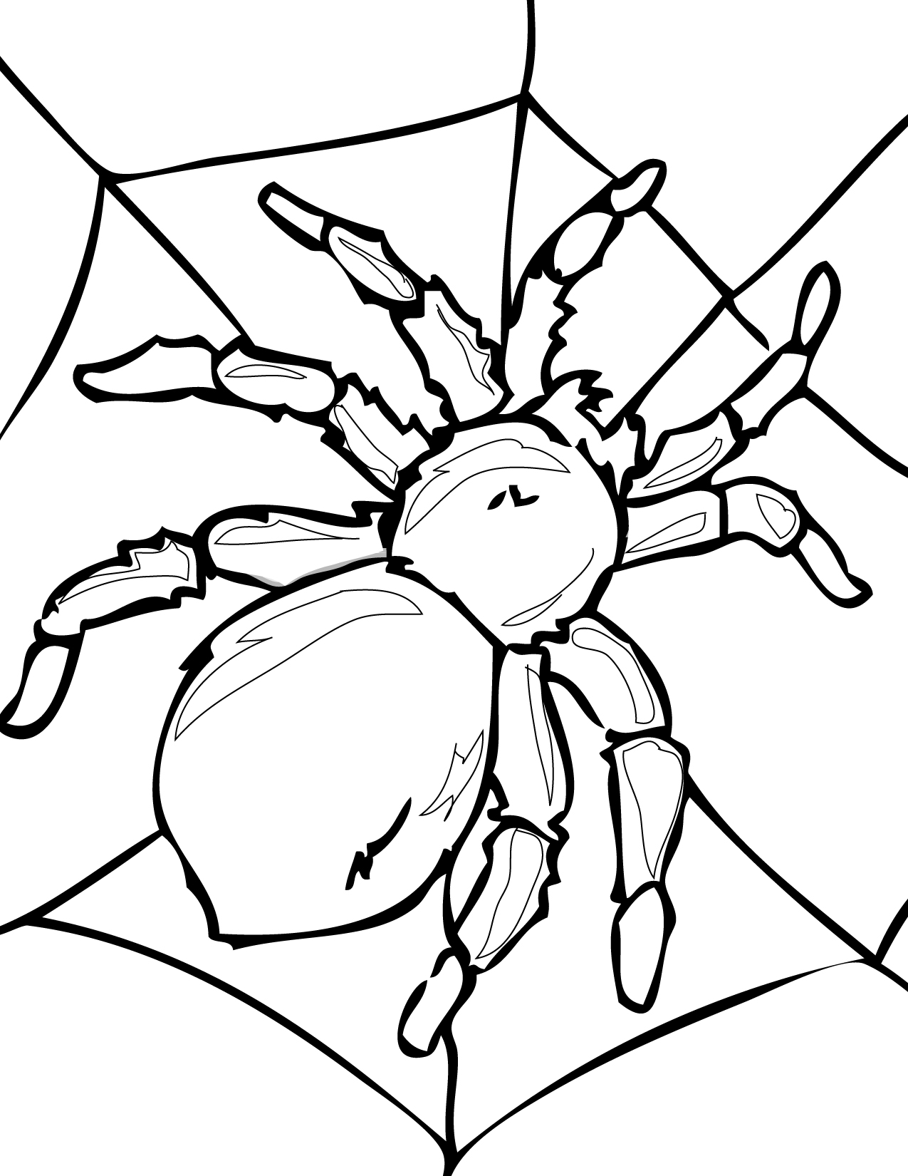 Spider Colouring Printable 7