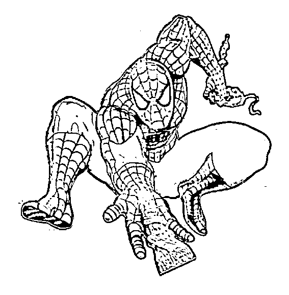 Spiderman Colouring Pictures 2