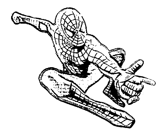 Spiderman Colouring Pictures 3