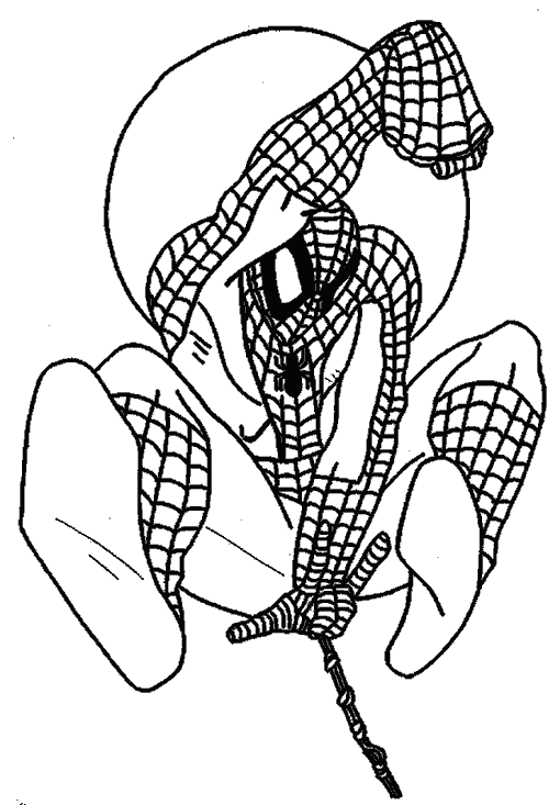 Spiderman Colouring Pictures 5