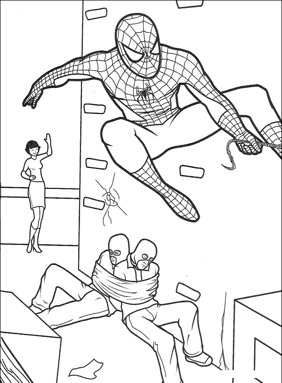 Spiderman Colouring Pictures 8