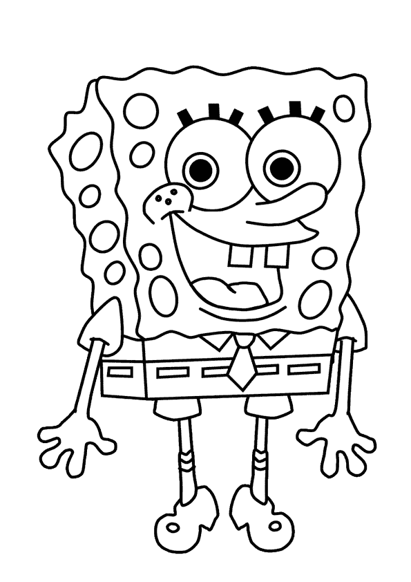Sponge Bob Colouring Pictures 4