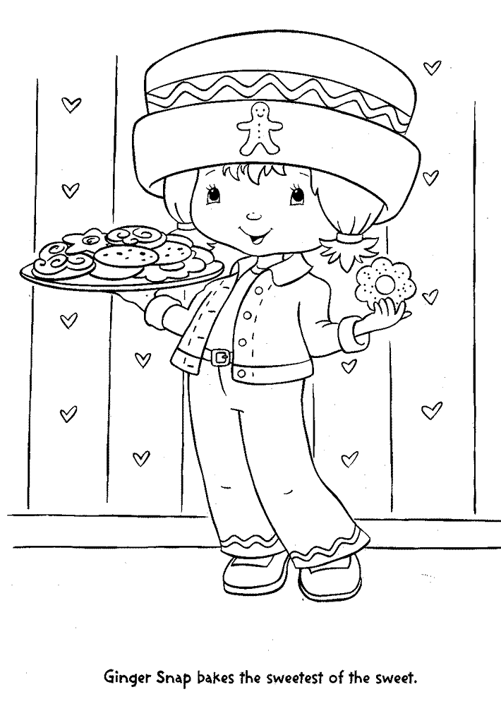 Strawberry Shortcake Colouring Pictures 10