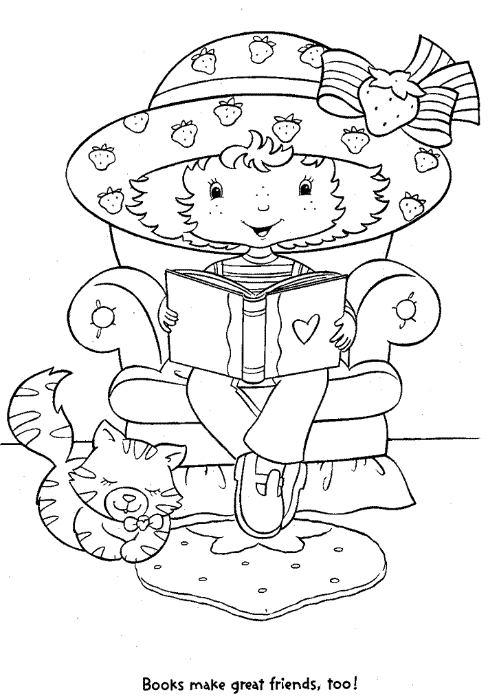 Strawberry Shortcake Colouring Pictures 6
