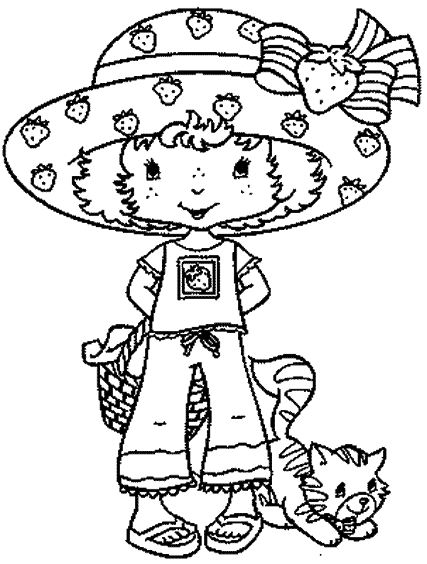 Strawberry Shortcake Colouring Pictures 8