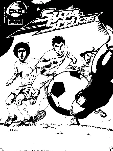 Supa Strikas Colouring Pictures 10