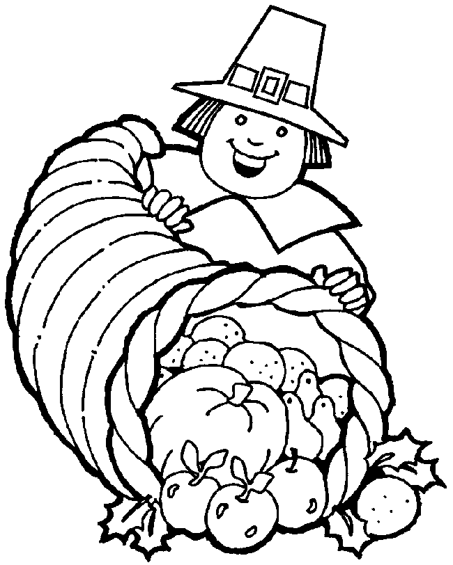 Thanksgiving Colouring Pictures 1