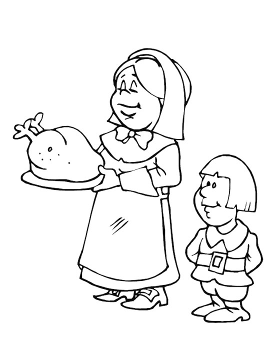 Thanksgiving Colouring Pictures 8