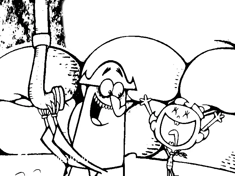 The Marvelous Adventure of Flapjack Colouring Pictures 3