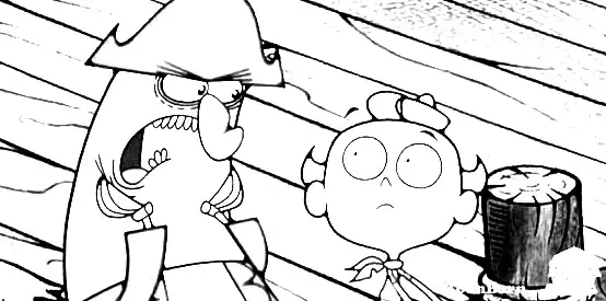 The Marvelous Adventure of Flapjack Colouring Pictures 4