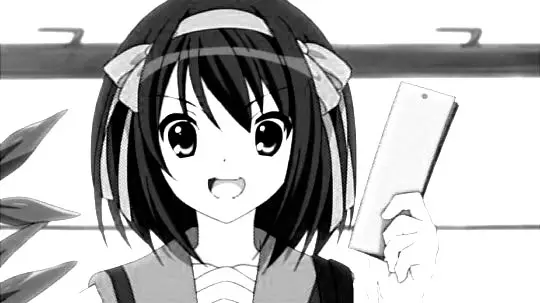 The Melancholy of Haruhi Suzumiya Colouring Pictures 1