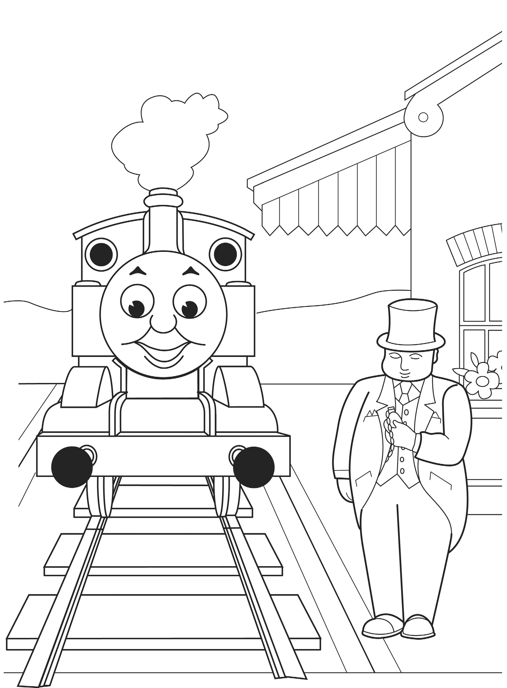 Thomas Colouring Pictures 10