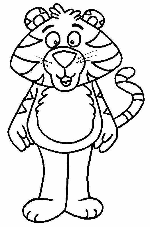Tiger Colouring Pictures 1