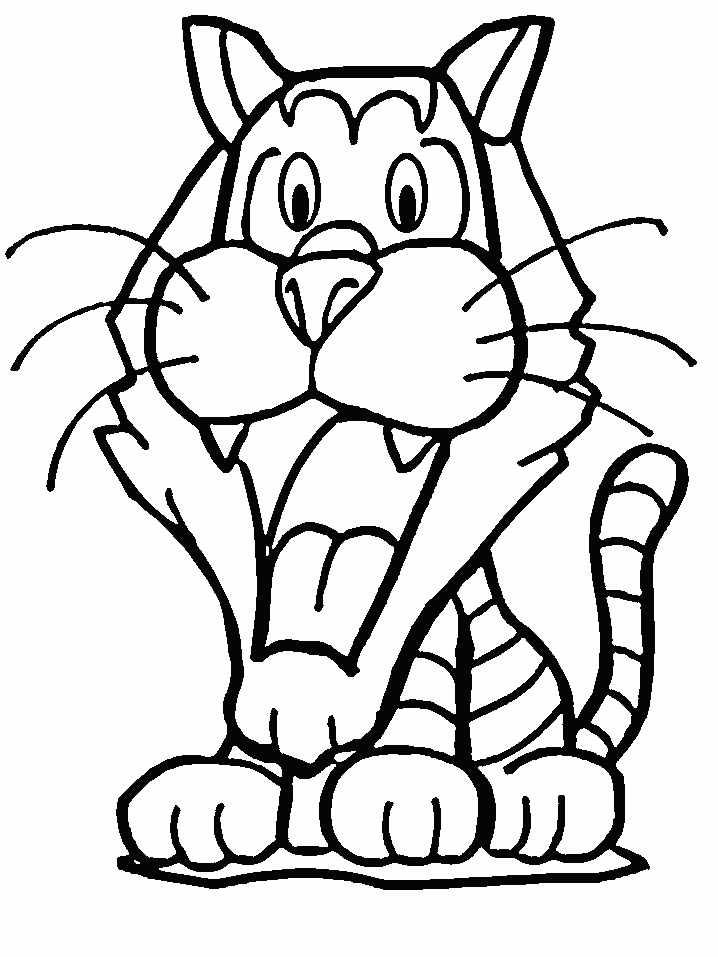 Tiger Colouring Pictures 11